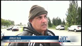 Tiroteo en una escuela secundaria en Miami Gardens  América TeVé [upl. by Neroled]