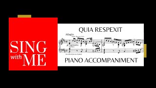 Quia respexit  Accompaniment  Magnificat BWV 243  Bach [upl. by Tyrrell]