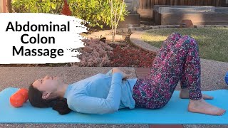 Abdominal Colon Massage  Constipation  IBS  Bloating [upl. by Ehgit]