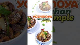 YOSHINOYA RUMAHAN SIMPLE yoshinoya dagingsapi cooking fypシ゚viral [upl. by Eremehc]