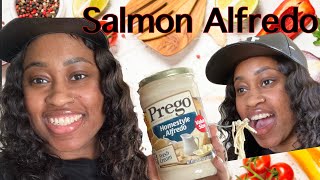 SimpleampQuick Salmon Alfredo recipe [upl. by Sira]