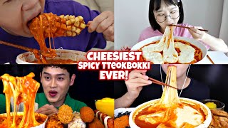 EXTREMELY CHEESY TTEOKBOKKI VS MUKBANGERS🤯🙀🤯 [upl. by Emirej]