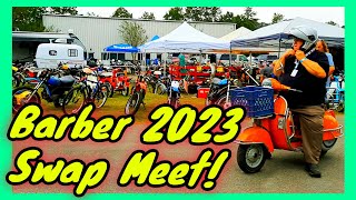 Barber Vintage Motorcycle Festival 2023 Friday Swap Meet [upl. by Emrich379]