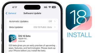 iOS 18 Public Beta Released  How to Install [upl. by Aydidey819]