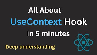 useContext Hook in React JS in 5 Minutes  React Context API [upl. by Norrehs83]