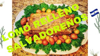 CÓMO ASER LOMO RELLENO SALVADOREÑO NAVIDEÑO 🎄🎄 [upl. by Orvie]