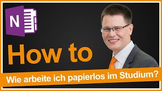 Wie arbeite ich papierlos im Studium OneNote [upl. by Yves]