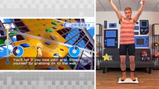 Wii Fit U  Rock Climbing Gameplay [upl. by Klaus890]