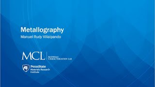 Introduction to Metallography [upl. by Enamrahc]