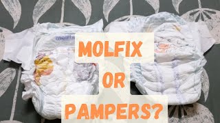 Which Diaper is the Best Molfix Vs Pampers Honest Review [upl. by Elatsyrc]