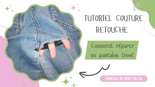 Tuto Couture Retouche Comment réparer un trou sur un pull à maille [upl. by Uoliram874]