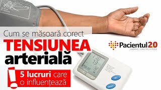 Tensiunea arterială Cum se măsoară corect [upl. by Nickelsen]