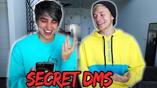 SECRETLY Reading My Strange DMs  Colby Brock [upl. by Agosto901]