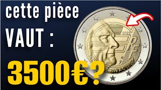 VALEUR 2 EUROS 2022 FRANCE Jacques CHIRAC à 3500€ [upl. by Yrnehnhoj]