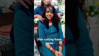 Hair cutting kaise karenmekeover haircut music hair hairstyle mekeover [upl. by Nnayllas]