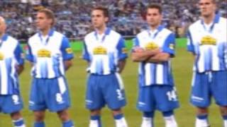 Espanyol Zaragoza Final de Copa de 2006 Himno Nacional [upl. by Rooney]