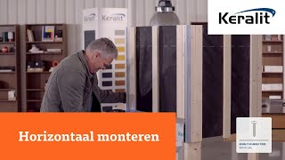 HOW TO  Keralit gevelpanelen horizontaal monteren [upl. by Millford]