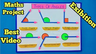 Maths Working Model on Corresponding Angles  maths tlm geometry  Maths Project  maths tlm model [upl. by Suirauqram]