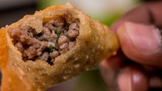 How to Make meat Samosas [upl. by Aniahs]