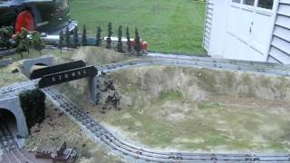 O Gauge 4 x 8 Layout for maximum Train Action [upl. by Nonrev]