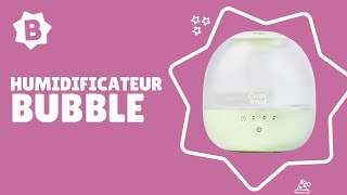 Humidificateur dair bébé Bubble Badabulle Version FR [upl. by Kalasky]