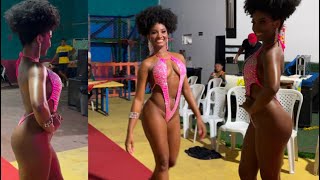 Desfile da Modelo Fabiana Oliveira no Concurso Rainha do Carnaval 2023 [upl. by Elletnahs724]