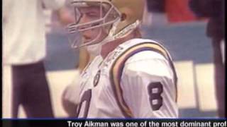 Troy Aikman UCLA highlights [upl. by Dnyletak]