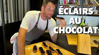 RECETTE DE NORBERT  LES ÉCLAIRS AU CHOCOLAT [upl. by Anahsohs719]