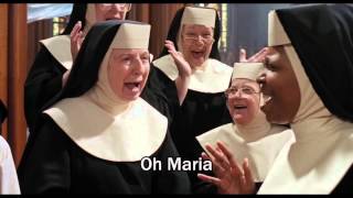 Sister Act 1992  quotOh Mariaquot  VideoLyrics HD [upl. by Olga]