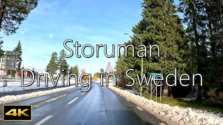 Driving in Sweden Storuman [upl. by Gene]