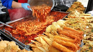 10판씩 다 팔리는 역대급 정류장 떡볶이 연예인이 한달에 한번씩 온다는 매콤 떡볶이 맛집 ┃Tteokbokki  Korean street food [upl. by Apollo]