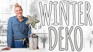 WINTERDEKO  IM SHABBY SCHICK FÜRS FENSTER  DIY [upl. by Gilboa3]