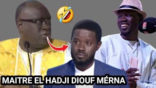 la réaction de maître elhadji diouf après la libération dOusmane Sonko et Diomaye faye mourir de 🤣 [upl. by Norty677]