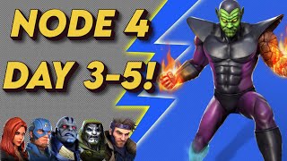 SOLO APOC ARMY Dark Dimension 6 Node 4 Day 3 to 5 MARVEL Strike Force [upl. by Fogel]