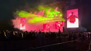 Hardwell playing Coldplay live at Ruisrock 2024 [upl. by Worrad]