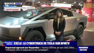 Vivatech notre journaliste vous présente en exclusivité le Cybertruck de Tesla [upl. by Adliw]