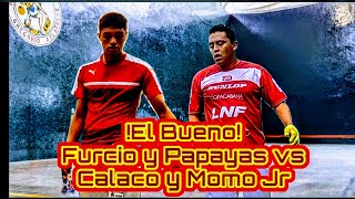 Furcio y Papayas vs Calaco y Momo Jr Frontón San Gregorio Atlapulco Tercer partido [upl. by Odnomra]