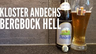 Kloster Andechs Bergbock Hell By KlosterBrauerei Andechs  German Craft Beer Review [upl. by Netaf]