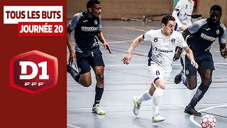 D1 Futsal Journée 20  Tous les buts [upl. by Elish]