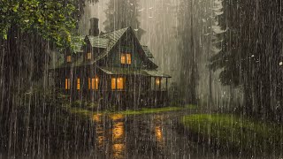 HEAVY RAIN at Night to Sleep Instantly  Study Relax Reduce Stress with Rain Sounds [upl. by Eiresed609]