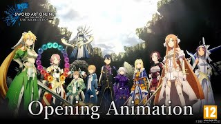 SWORD ART ONLINE Last Recollection Opening Animation [upl. by Cybil967]