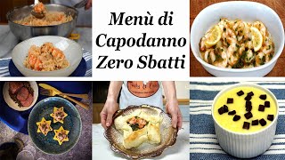 Menù di Capodanno Zero Sbatti 5 Ricette facili e Veloci capodanno [upl. by Nyved]