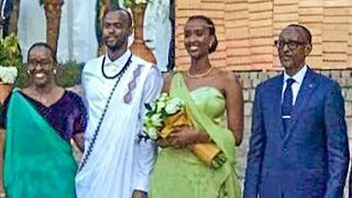 KAGAMEs Daughter Marriage ANGE Kagame Wedding as President Kagames only Daughter [upl. by Zola]