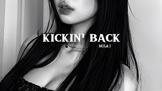 mila j  kickin back sped up  reverb  bass boosted [upl. by Assenar8]