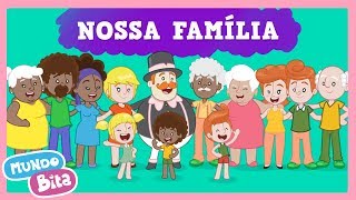 Mundo Bita  Nossa Família clipe infantil [upl. by Enirehtac]