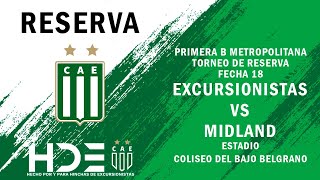 Excursionistas vs Midland  Fecha 18 [upl. by Adnohsed]