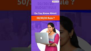 Do You Know About 503020 Rule [upl. by Ayidan]