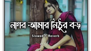 Nagor Amar Nithur boro  Slowed  Reverb  নাগর আমার নিঠুর বড় মনও বোঝে না  SBM Sound [upl. by Hube]