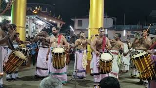 Double Thayambaka by Sri Panamanna Sasi and Sri Chirakkal Nidheesh at kuttankulangara Temple [upl. by Manard]