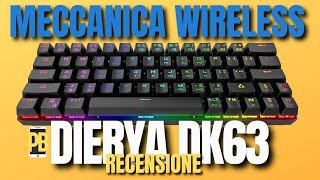 DIERYA DK63 è la migliore tastiera MECCANICA wireless economica su Amazon  Recensione [upl. by Zingale]